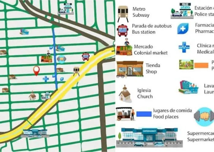 Apartment A 5 Minutos Del Aeropuerto Y Proximo A Estadio Gnp Mexico City